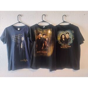 Vintage HTF lot of Twilight Tshirts and new Cup Bundle Y2K Vampire Awesomeness
